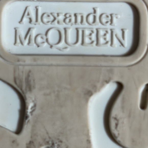 Alexander McQueen sneakers. Size 11. Men’s. Black with cream bottoms. - Picture 7 of 8